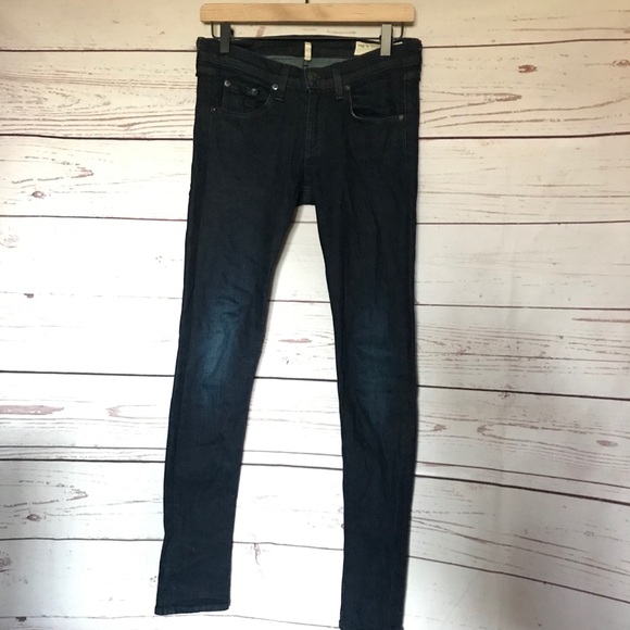 Rag & Bone The Skinny Jean In Olive Harrow Size 26 - Picture 3 of 10